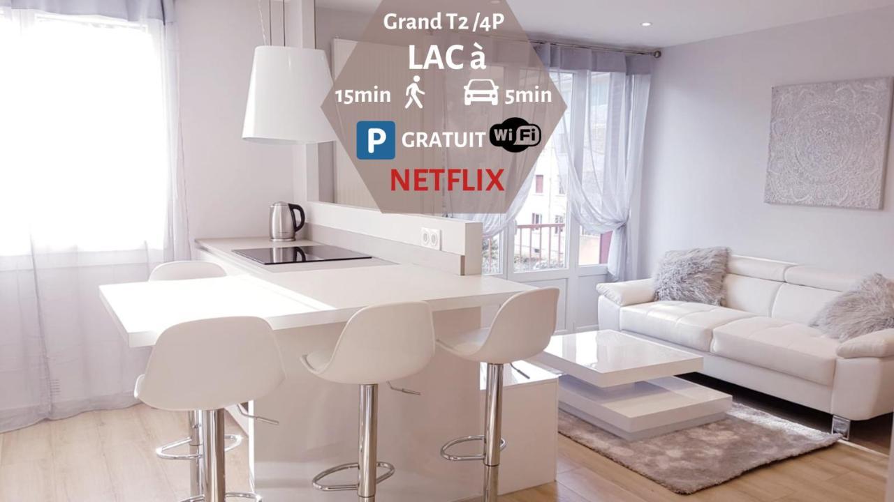 Le White Cosy A 5 Minutes Du Lac Avec Parking Privatif Gratuit 안시 외부 사진